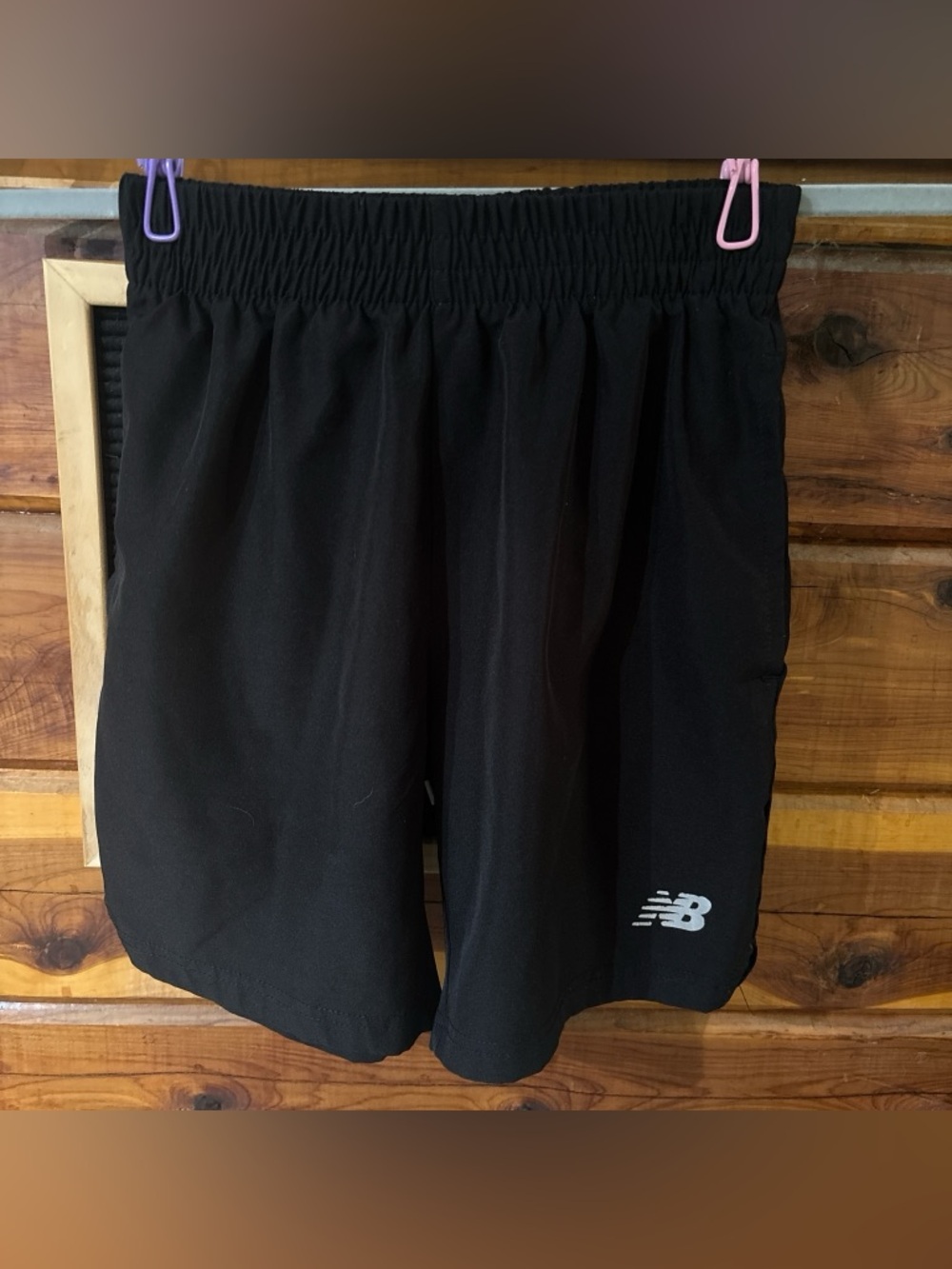 New Balance Boy's Black Athletic Shorts